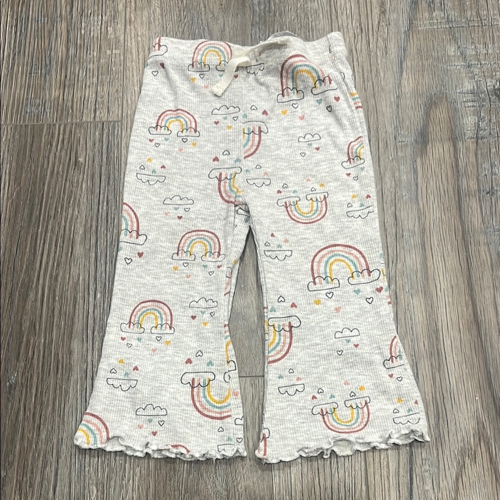 🦄5/25 Rainbow Flare Baby Pants